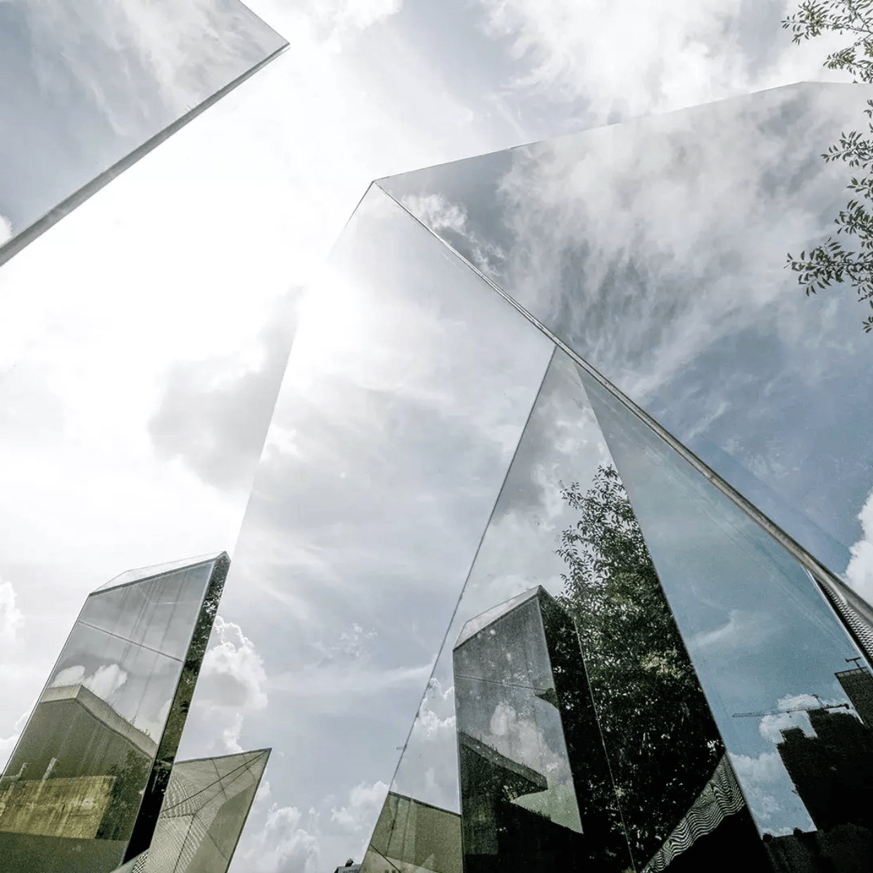 glass buildings