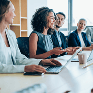 team in meeting