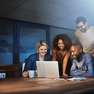people working together
