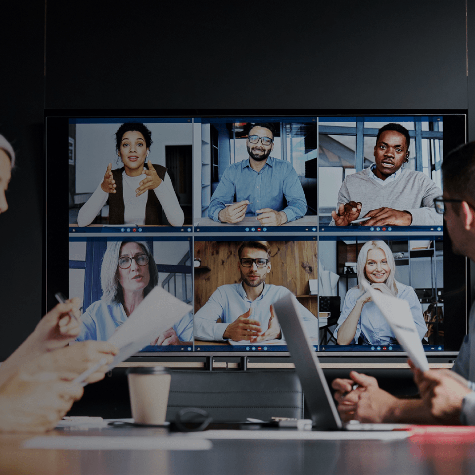 people in a meeting