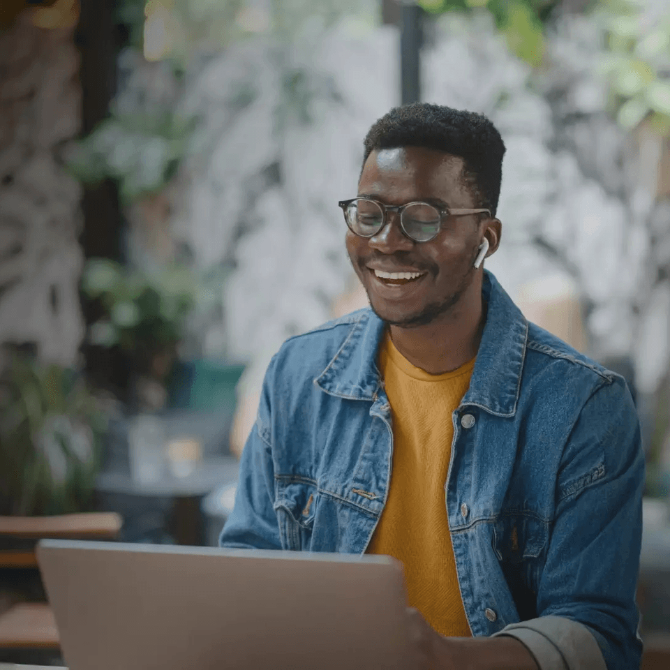 boy using a computer