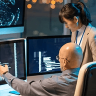 people working together